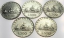 Włochy LOT 5 x 500 Lirów INWESTYCJA SREBRO