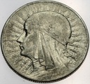 5 zł złotych 1933 Głowa kobiety Polonia SREBRO