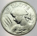 2 zł złote 1924 Kobieta i kłosy żniwiarka
