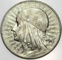 5 zł złotych 1933 Głowa kobiety Polonia SREBRO