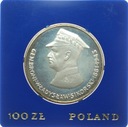 100 zł złotych 1981 Władysław Sikorski SREBRO