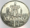 100000 zł złotych 1990 Solidarność TYP A SREBRO