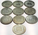 LOT 10 x 200 zł 1974 XXX lat PRL INWESTYCJA SREBRO