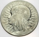 5 zł złotych 1934 Głowa kobiety Polonia SREBRO