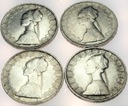 Włochy LOT 4 x 500 Lirów INWESTYCJA SREBRO