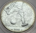Francja 10 euro 2016 UEFA SREBRO