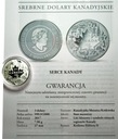 Kanada 3 Dolary 2017 Serce Kanady SREBRO