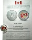 Kanada 5 Dolarów 2017 Duma Kanady SREBRO