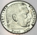 Niemcy 2 marki 1939 Hindenburg SREBRO