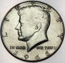USA 1/2 Dolara Half Dollar 1966 Kennedy SREBRO
