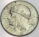 5 zł złotych 1933 Głowa kobiety Polonia SREBRO
