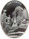 Niue 2 Dolary Kontynenty Europa