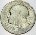 5 zł złotych 1933 Głowa kobiety Polonia SREBRO