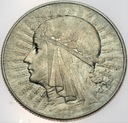 5 zł złotych 1934 Głowa kobiety Polonia SREBRO