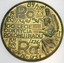 2 zł złote 1998 Skłodowska Polon i rad