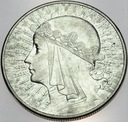 10 zł złotych 1932 Głowa kobiety Polonia SREBRO (1