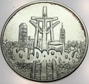 100000 zł złotych 1990 Solidarność TYP A SREBRO
