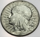 5 zł złotych 1933 Głowa kobiety Polonia SREBRO
