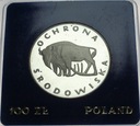 100 zł złotych 1977 Żubr Ochrona Środowiska