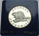 100 zł złotych 1978 Bóbr Ochrona Środowiska