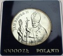 10000 zł złotych 1987 Jan Paweł II SREBRO