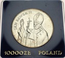 10000 zł złotych 1987 Jan Paweł II SREBRO