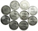 LOT 10 x 200 zł 1974 XXX lat PRL INWESTYCJA SREBRO