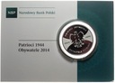 20 zł złotych 2014 Patrioci 1944 Obywatele