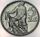 5 zł pięć złotych z Rybakiem 1959 Rybak