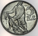 5 zł pięć złotych z Rybakiem 1971 Rybak