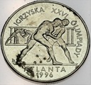 2 zł złote 1995 Atlanta Zapasy Igrzyska Olimpiady