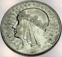 10 zł złotych 1932 Głowa kobiety Polonia SREBRO