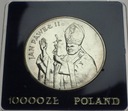 10000 zł złotych 1987 Jan Paweł II SREBRO