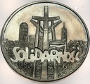 100000 zł złotych 1990 Solidarność TYP A SREBRO