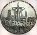 100000 zł złotych 1990 Solidarność TYP A SREBRO