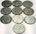 LOT 10 x 200 zł 1976 Olimpiada INWESTYCJA SREBRO