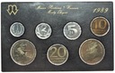 Zestaw Polskie Monety Obiegowe 1989, LUSTRZANE