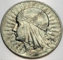 5 zł złotych 1932 Głowa kobiety Polonia SREBRO
