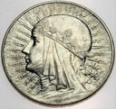 5 zł złotych 1934 Głowa kobiety Polonia SREBRO