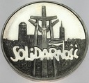 100000 zł złotych 1990 Solidarność TYP A SREBRO