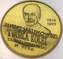 2 zł złote 1999 Ernest Malinowski Peru