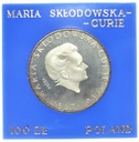 100 zł złotych 1974 Maria Skłodowska-Curie SREBRO