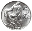5 zł pięć złotych z Rybakiem 1974 Rybak
