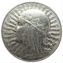 10 zł złotych 1932 Głowa kobiety Polonia SREBRO