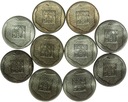 LOT 10 x 200 zł 1974 XXX lat PRL INWESTYCJA SREBRO