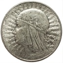 10 zł złotych 1932 Głowa kobiety Polonia SREBRO
