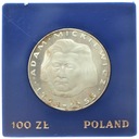 100 zł złotych 1978 Adam Mickiewicz SREBRO