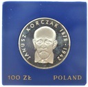 100 zł złotych 1978 Janusz Korczak SREBRO