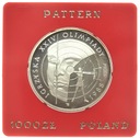 PRÓBA 1000 zł złotych 1987 Olimpiada Łucznik Ag