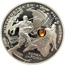 10 zł złotych 2002 Korea-Japonia BURSZTYN SREBRO